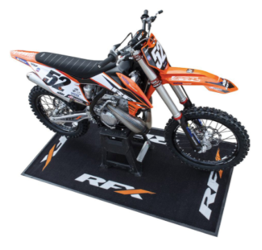 Motocross Factory Pit Mat (Black) 100 x 200cm by RFX