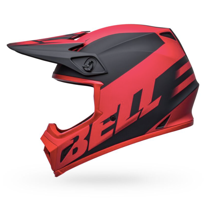 MX-9 Motocross Helmets by Bell (Black/Red)