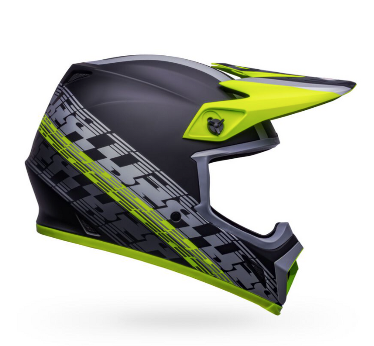 MX-9 Motocross Helmets by Bell (White/Hi-Viz)