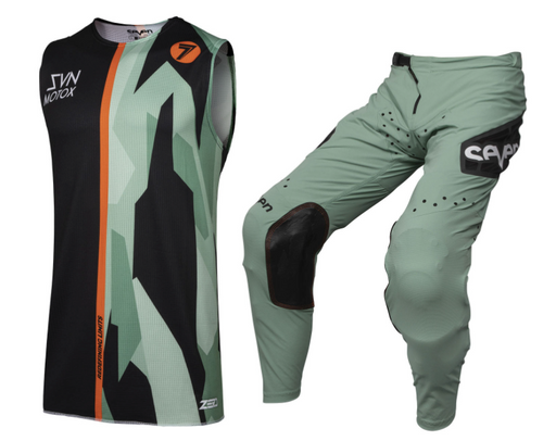 Zero Raider Motocross Kit by Seven MX Green