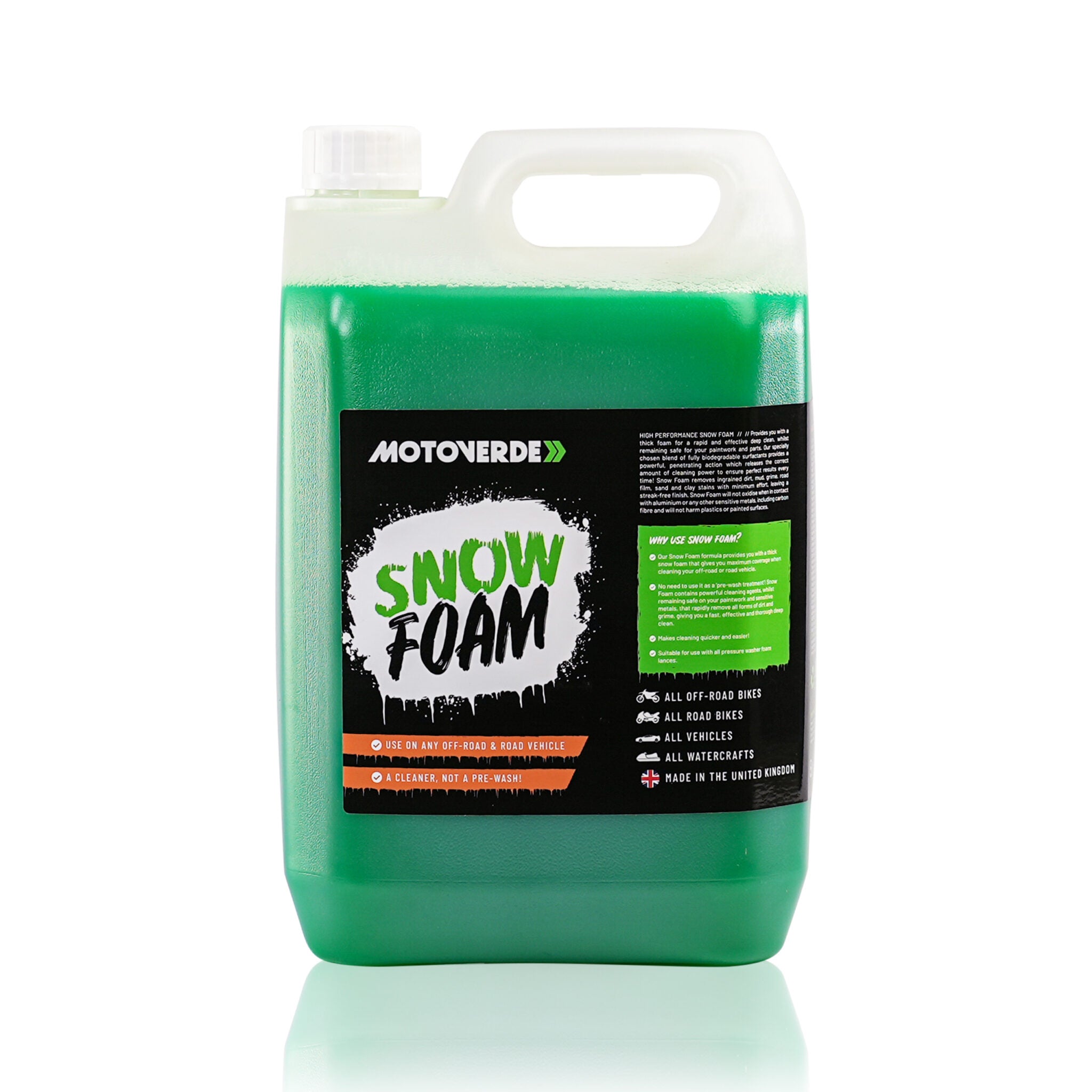 Motoverde (Pro-Green MX) Snow Foam Wash Solution 5L