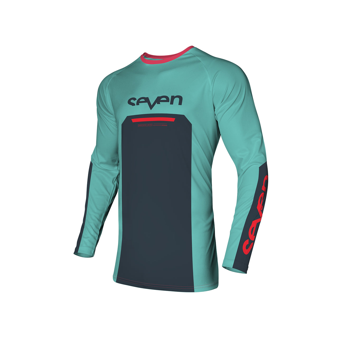 Seven Vox Phaser Motocross Jersey (Aruba Blue) front