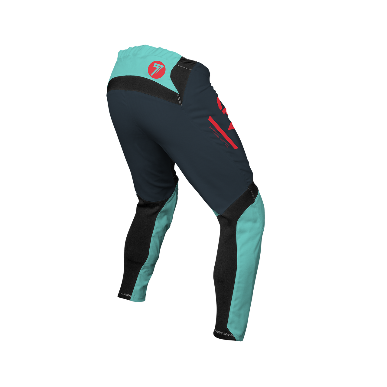 Seven Vox Phaser Motocross Pants in Aruba Blue (back view)