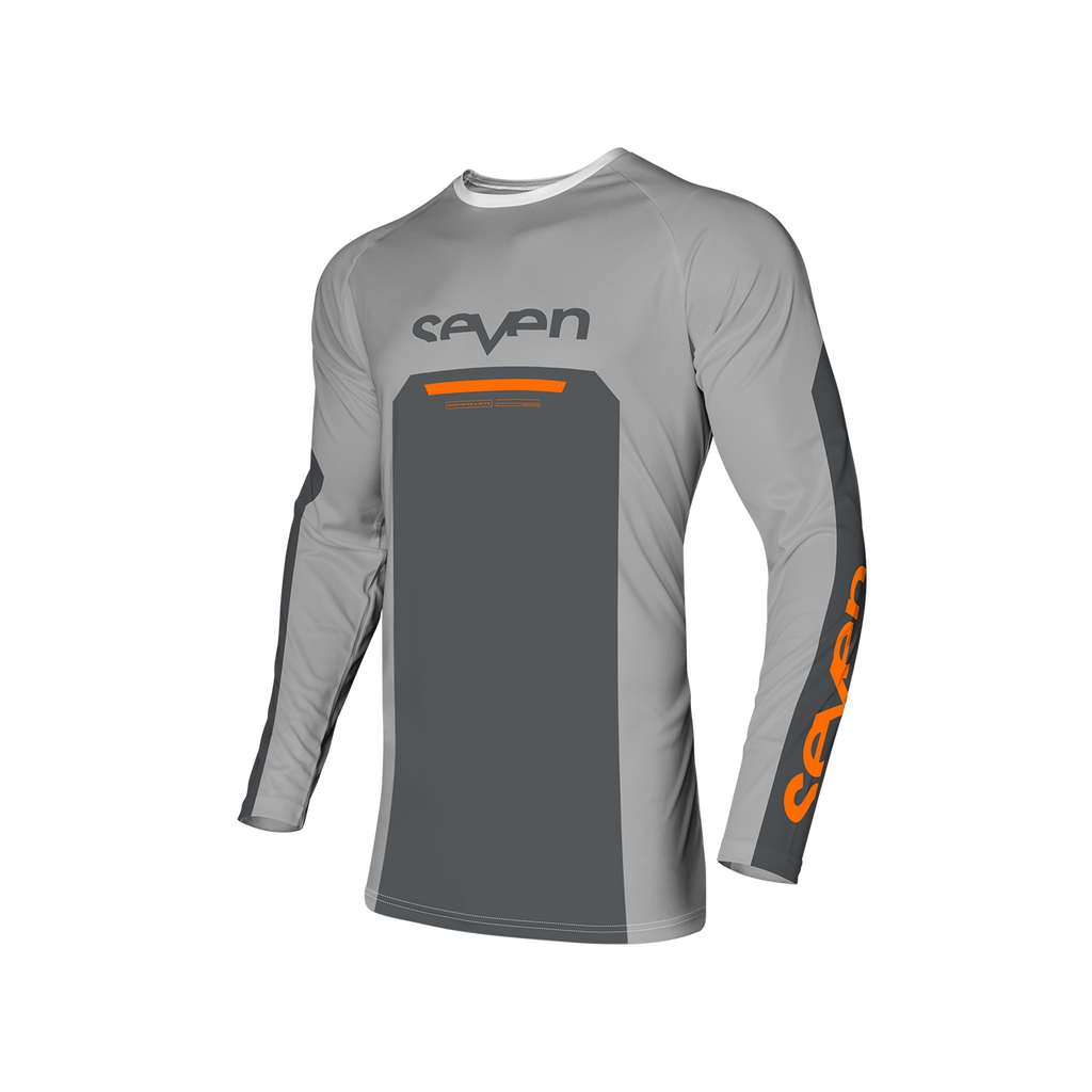 Seven MX 22.1 Vox Youth Phaser Motocross Jersey (Kids) Pigeon grey front