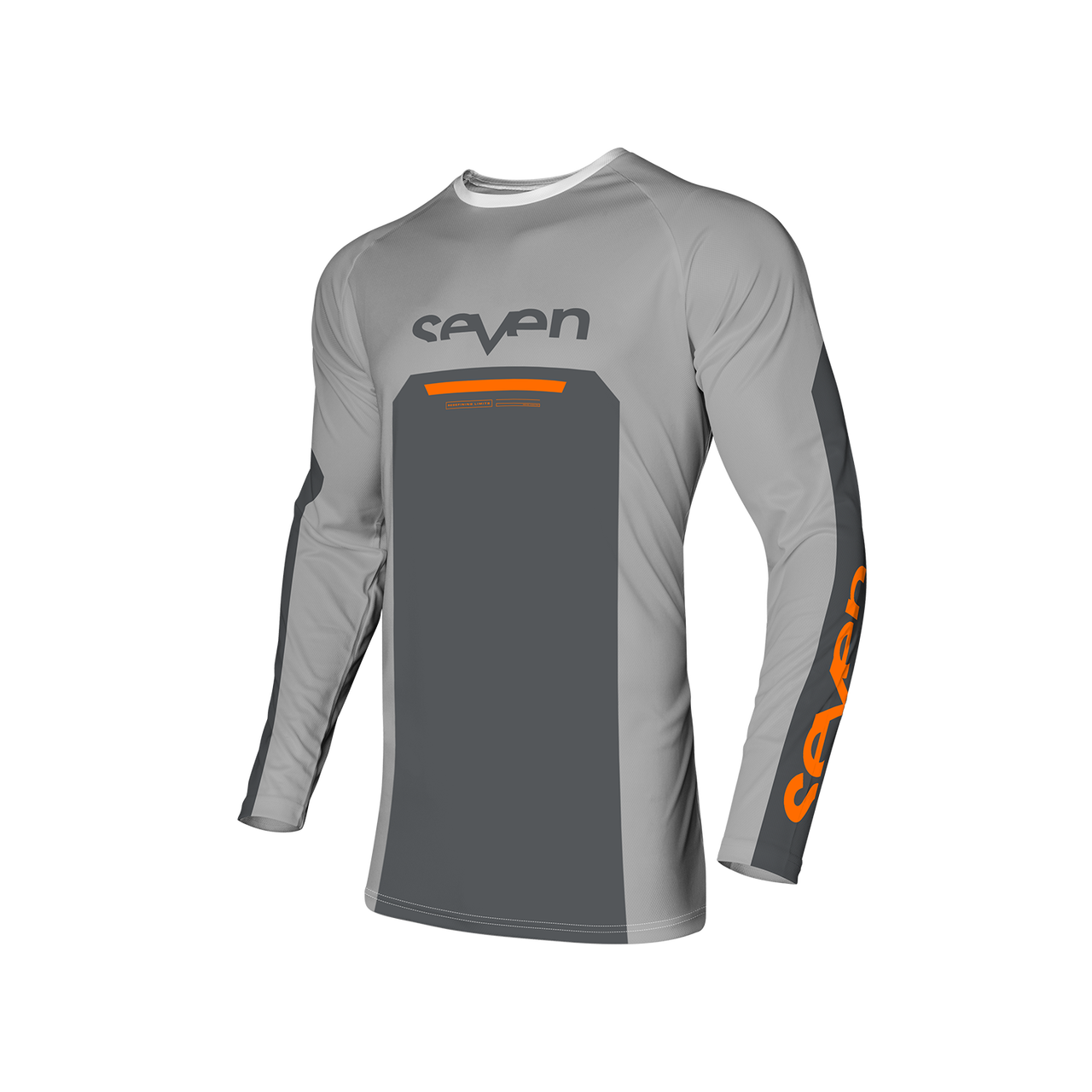 Seven MX 22.1 Vox Youth Phaser Motocross Jersey (Kids) Pigeon grey front
