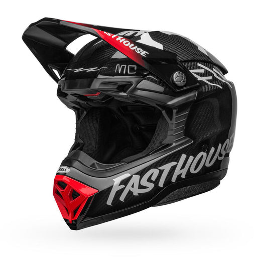 2023 Bell Moto-10 Fasthouse Spherical Motocross Helmet (Black, Size:M)