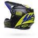 Bell Slayco Moto-9 Youth Motocross Helmet, Colour: Matte Black/Purple/Yellow, Size: YL/XL (51-53cm)