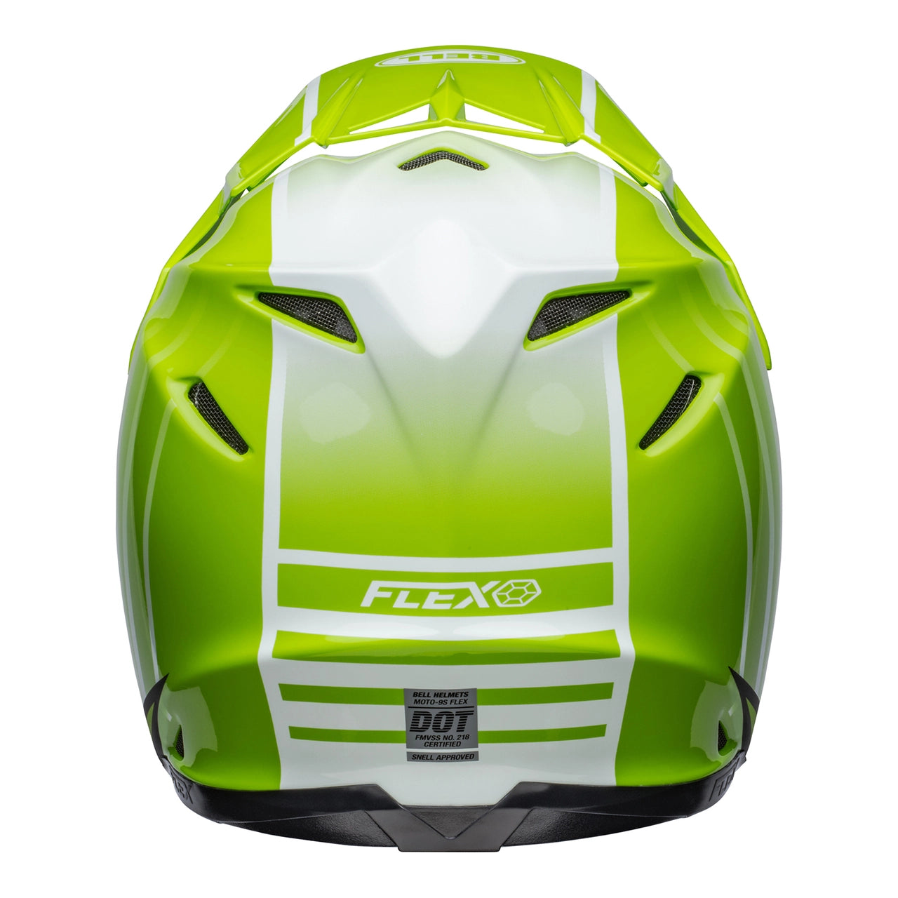 Bell Moto-9S FLEX Motocross Helmet Green & Black (Size: L, 58-59cm)