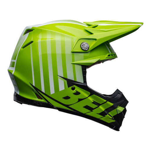 Bell Moto-9S FLEX Motocross Helmet Green & Black (Size: L, 58-59cm)