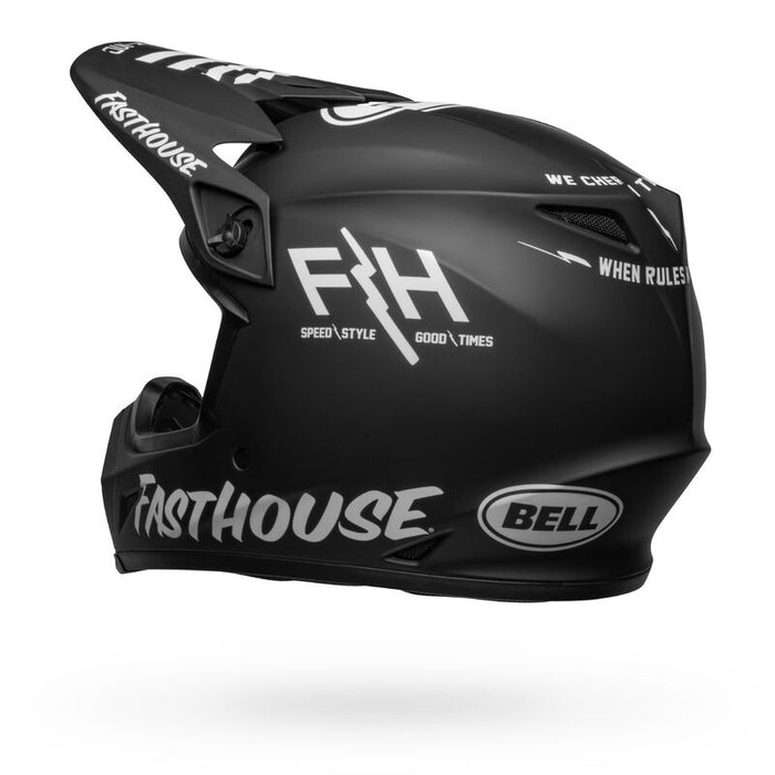 2023 Bell MX-9 Mips Fasthouse Motocross Helmet (Black) left