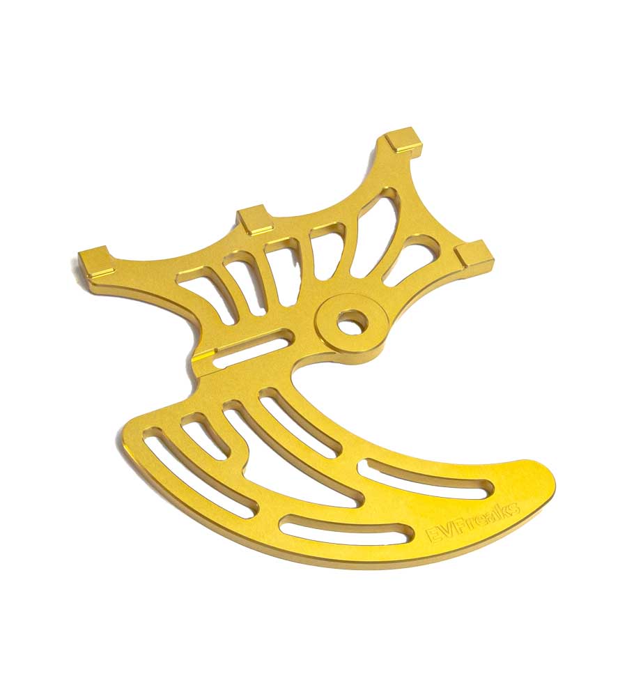 Dual Rear Brake Calliper & Disc Protector For Sur-Ron / Segway (Gold)