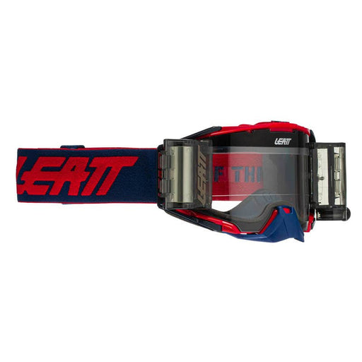 Motocross Velocity 6.5 Roll Off Goggles by Leatt (Red/Blue)