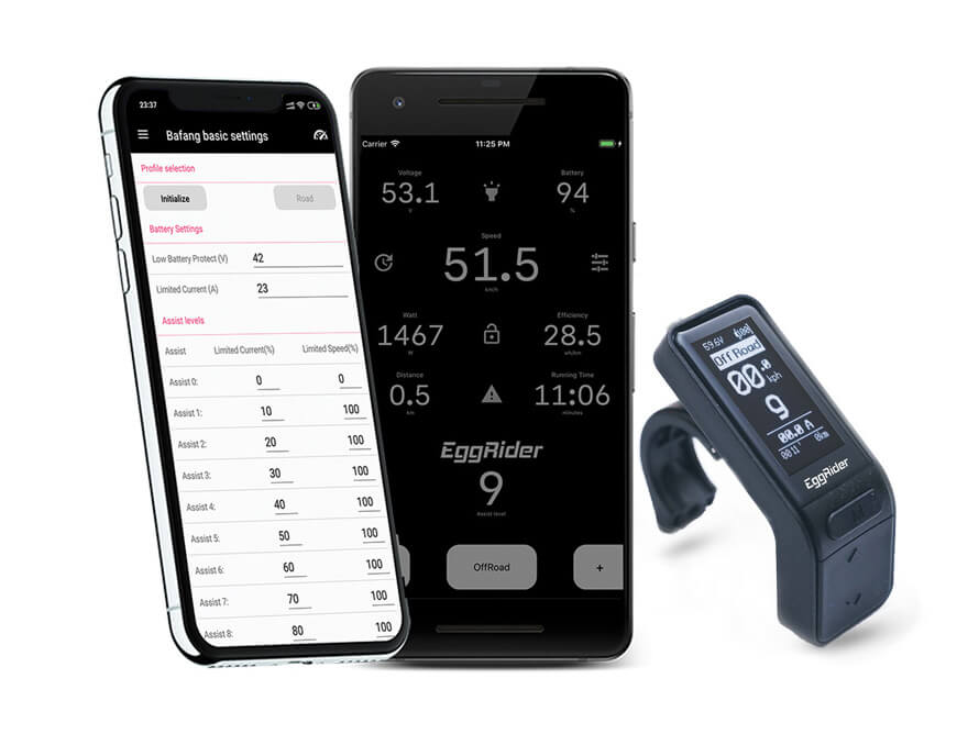 BAC4000 Motor Controller + Egg Rider V2 Display (Sur Ron / Talaria)