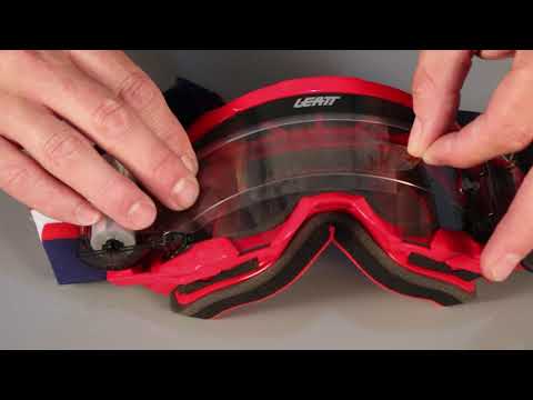 Motocross Velocity 5.5 Roll Off Goggles by Leatt (Video)