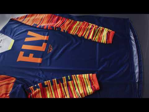 Fly Racing 2022 Kinetic Wave Motocross Jersey demo video