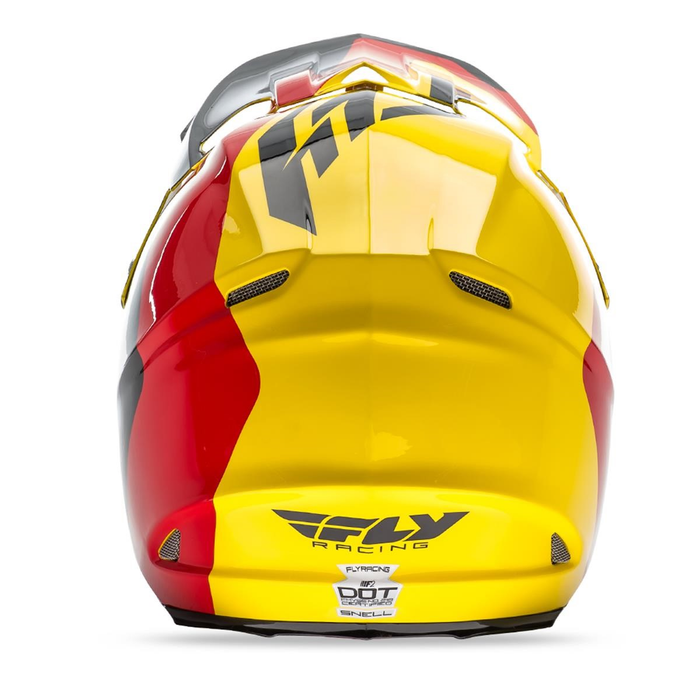 Fly F2 Carbon Pure Adult Helmet (Yellow/Black/Red)