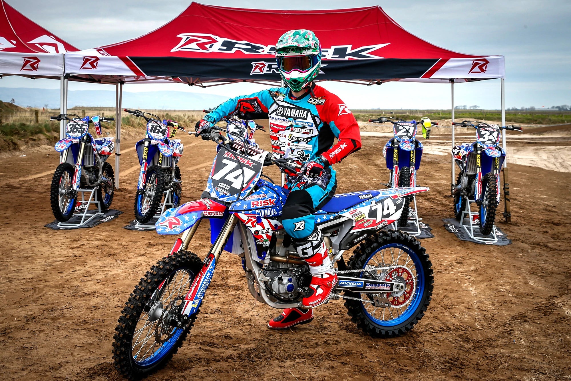 Risk Racing Factory Motocross Pit Floor Mat