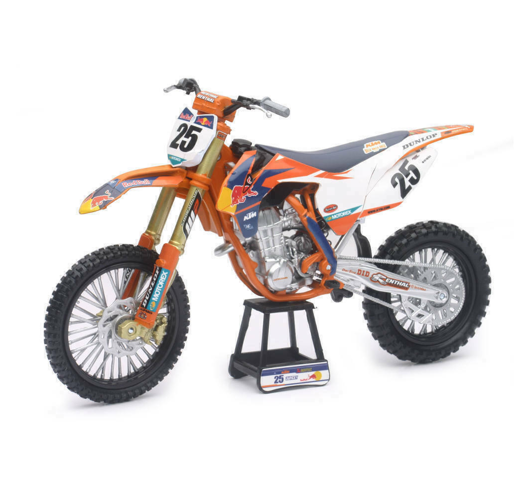 Marvin Musquin Red Bull KTM SXF 450 1:10 Scale Model by NewRay