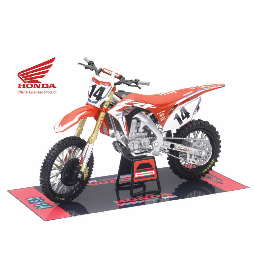 Cole Seely HRC Honda CRF 450 R Toy Model by Bburago (1:12)