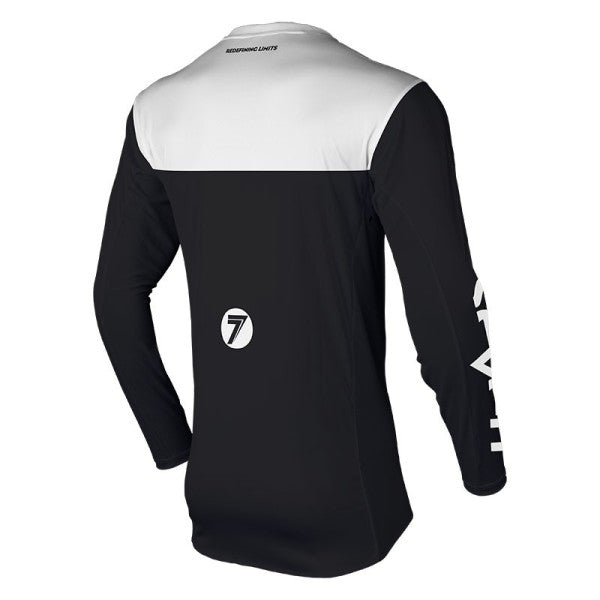 Seven MX 23.1 Rival Staple Motocross Jersey Black/White